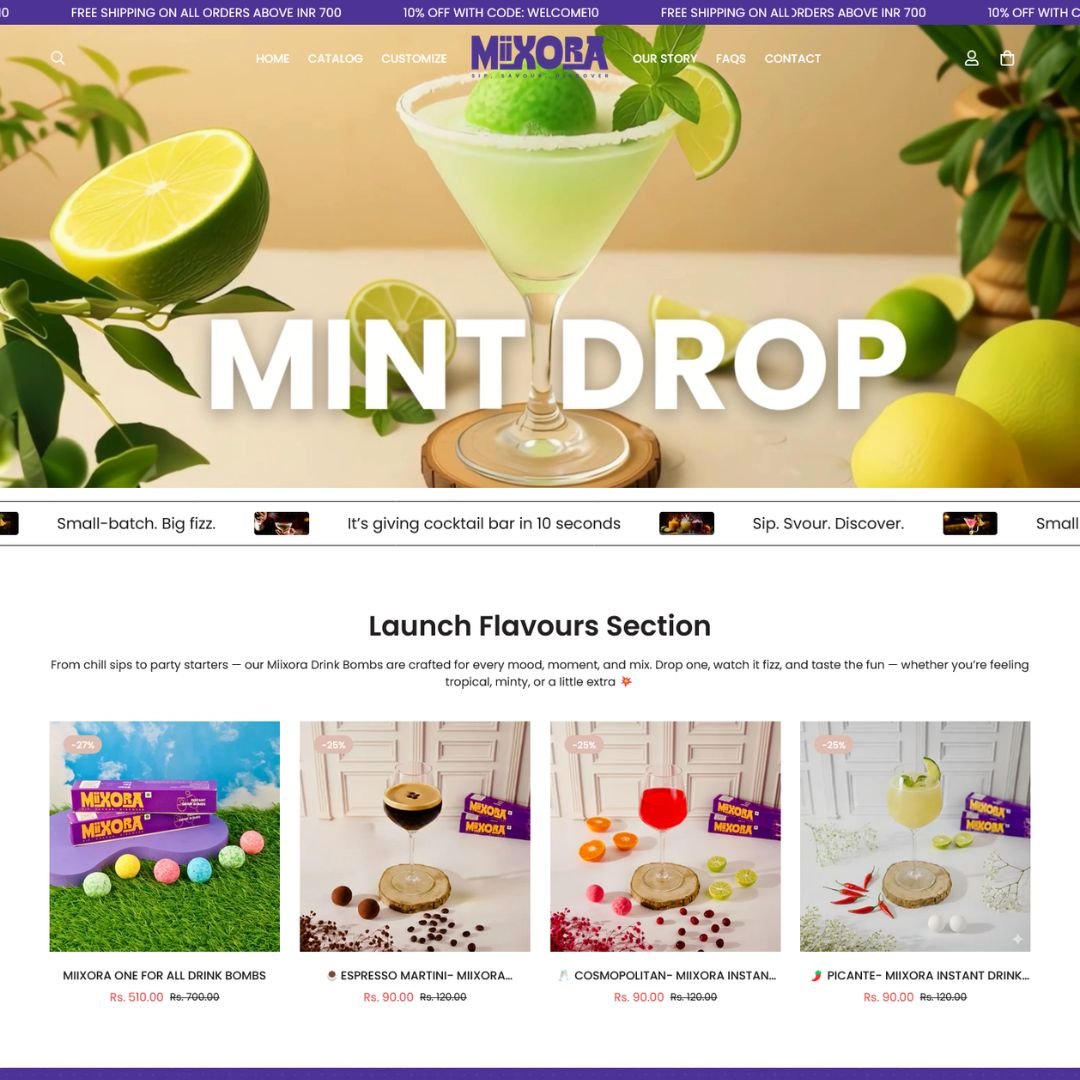 Laptop showing website