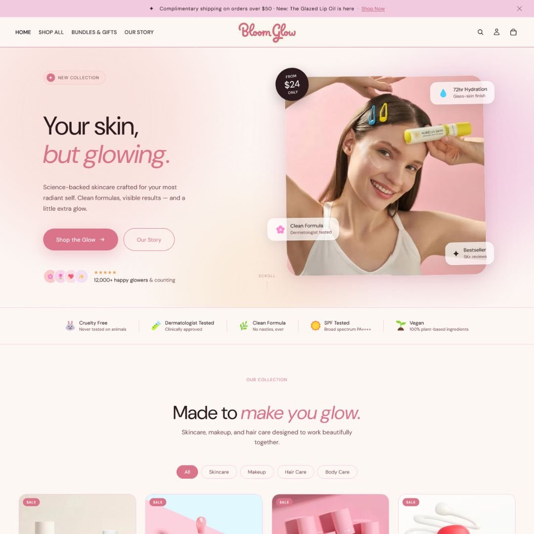Product page design